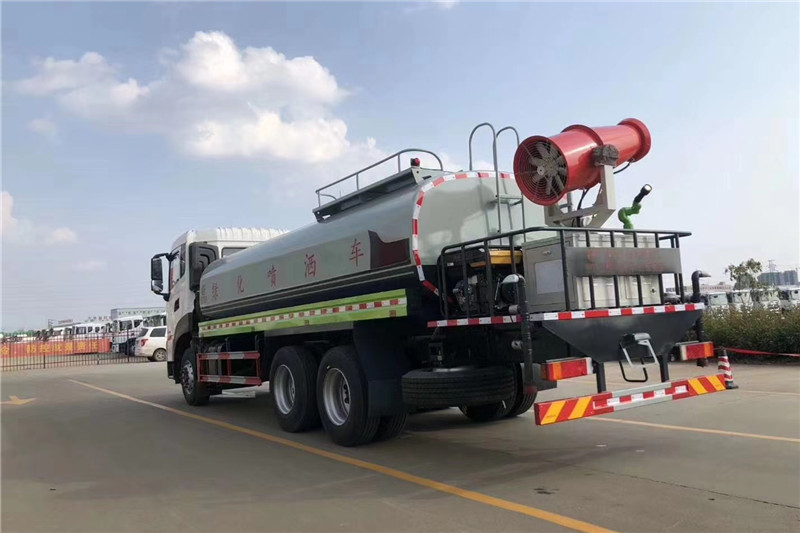 東風(fēng)天龍后八輪20噸噴霧車，國(guó)六綠化噴灑車